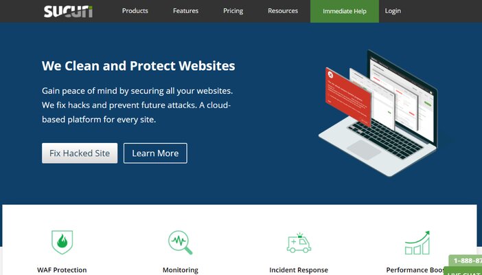 Sucuri Security Homepage