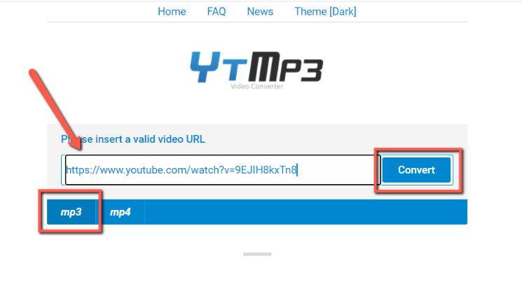 YTMP3 with YouTube URL Webhostbros